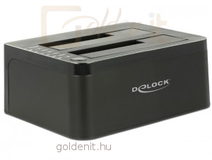 DeLock SATA to USB3.0 Dual Dockingstation klónozási funkcióval