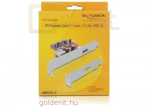 DeLock PCI Express card > 1 x extern 1 x intern USB 3.0