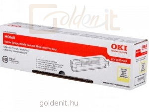 Oki MC860 toner 10000 oldal Yellow