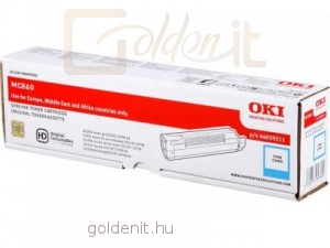 Oki MC860 toner 10000 oldal Cyan