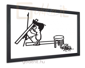 Funscreen Matt White Frame Screen 128x216 cm Format 16:9