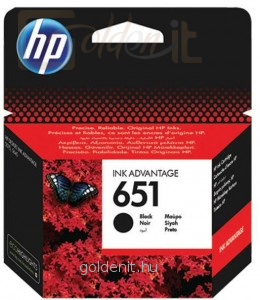 HP C2P10AE (651) Black tintapatron