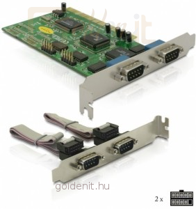 DeLock PCI Card 4x Serial (RS-232) port