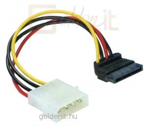 DeLock Cable Power SATA HDD > 4pin male  hajlított (derékszögben)