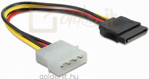 DeLock Cable Power SATA HDD > 4pin male  straight