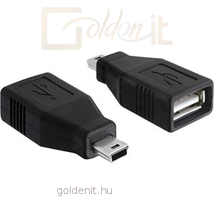 DeLock Adapter USB 2.0-A female > mini USB male
