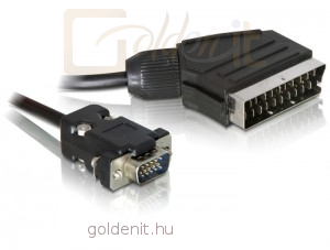 DeLock SCART kimenet - VGA bemenet 2 m