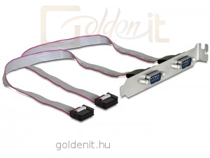 DeLock Serial adapter slot konzol  - 2x soros port