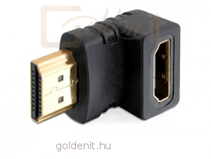 DeLock HDMI male > HDMI female 90° down adapter