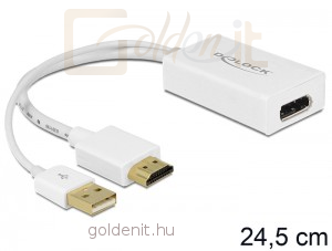 DeLock HDMI-A male > Displayport female adapter
