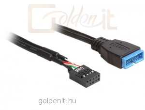 DeLock USB 2.0 pin fejes anya > USB 3.0 pin fejes apa kábel