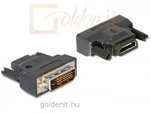 DeLock DVI-25pin male > HDMI female with LED adapter