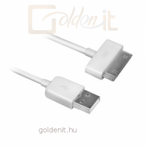 Ewent iPad/iPhone cabel USB 2.1A 1m White
