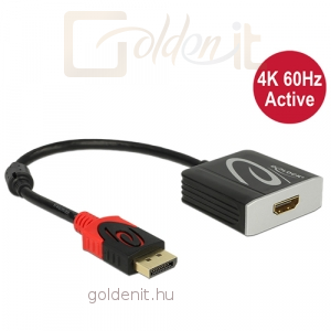 DELOCK Adapter Displayport 1.2 male > HDMI female 4K 60 Hz Active