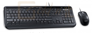 Microsoft Wired Desktop 600 cseppálló USB billentyűzet+egér Black