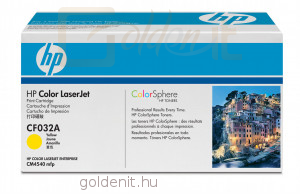 HP CF032A Yellow Nyomtató - Toner