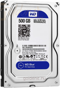 Western Digital 500GB 5400rpm SATA-600 64MB Blue WD5000AZRZ