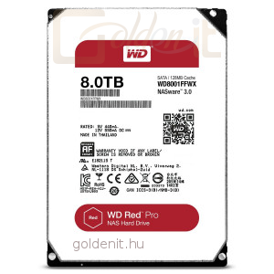 Western Digital 8TB 7200rpm SATA-600 128MB Red Pro WD8001FFWX
