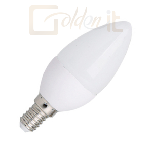 OPTONICA LED Gyertya izzó, E14, 6W, hideg fehér fény, 480 Lm,  6500K