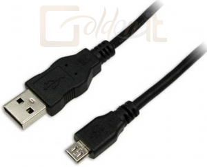 USB 2.0 micro kábel 0,6m LogiLink CU0057