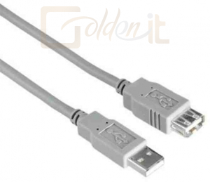 WIRETEK kábel USB Hosszabbító A-A, 5m, Male/Female