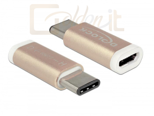 DeLock USB Type-C 2.0 male (host) > USB 2.0 Micro-B female (device) Coppery