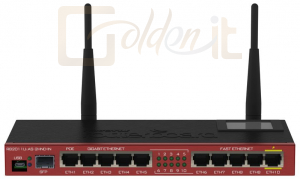 Hálózati eszközök Mikrotik RouterBoard RB2011IiAS-2HnD-IN L5 Wireless Smart Router - RB2011UIAS-2HND-IN