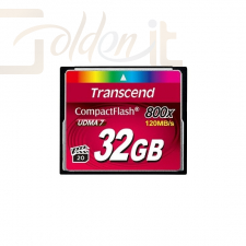 USB Ram Drive Transcend 32GB Compact Flash Card (800X) TYPE I - TS32GCF800