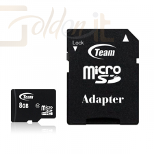 USB Ram Drive TeamGroup 8GB microSDHC Class 10 + adapterrel - TUSDH8GCL1003
