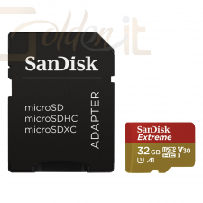 USB Ram Drive Sandisk 32GB microSDHC Extreme UHS-I V30 A1 + adapterrel - 173420