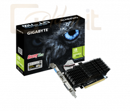 Videókártya GIGABYTE GT710 2GB DDR3 GV-N710SL-2GL - GV-N710SL-2GL