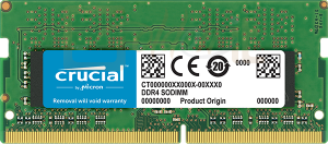 RAM - Notebook Crucial 4GB DDR4 2400MHz SODIMM - CT4G4SFS824A