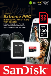 USB Ram Drive Sandisk MicroSD Extreme Pro 32GB - 173427