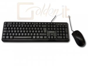 Billentyűzet Silverline MMS-8188 billentyűzet + egér Black HU - MMS-8188