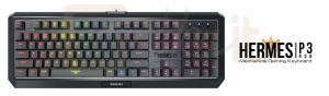 Billentyűzet Gamdias Hermes P3 Mechanical Gaming Keyboard Black UK   - HERMES P3