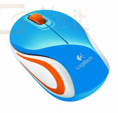 Egér Logitech M187 Wireless Mini Mouse Blue - 910-002733