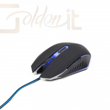 Egér Gembird MUSG-001-B Gamer Black/Blue - MUSG-001-B