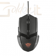 Egér Trust GXT 101 Gaming Mouse Black - 21044