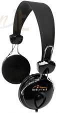 Fejhallgatók, mikrofonok Media-Tech MT3505 INDUS Headphone Black - MT3505
