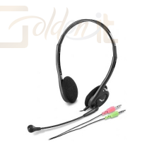 Fejhallgatók, mikrofonok Genius HS-200C Headset Black - 31710151100