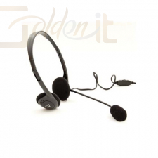 Fejhallgatók, mikrofonok Ewent EW3563 Headset Black - EW3563