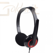 Fejhallgatók, mikrofonok Gembird MHS-002 Headset Black - MHS-002