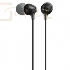 Fejhallgatók, mikrofonok Sony MDR-EX15LPB Earphones Black - MDREX15LPB