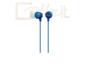Fejhallgatók, mikrofonok Sony MDR-EX15LPLI Earphones Blue - MDREX15LPLI