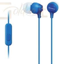 Fejhallgatók, mikrofonok Sony MDR-EX15APLI Headset Blue - MDREX15APLI
