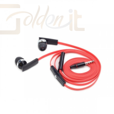 Fejhallgatók, mikrofonok Gembird MHS-EP-OPO Headset Black/Red - MHS-EP-OPO