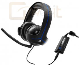 Fejhallgatók, mikrofonok Thrustmaster Y-300P PS3/PS4 Gaming Headset Black/Blue - 4160596