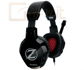 Fejhallgatók, mikrofonok Zalman HPS300 Gaming Headset Black - ZM-HPS300