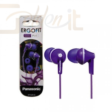 Fejhallgatók, mikrofonok Panasonic RP-HJE125E-V Purple - RP-HJE125E-V