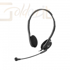 Fejhallgatók, mikrofonok Genius HS-M200C Headset Black - 31710151103